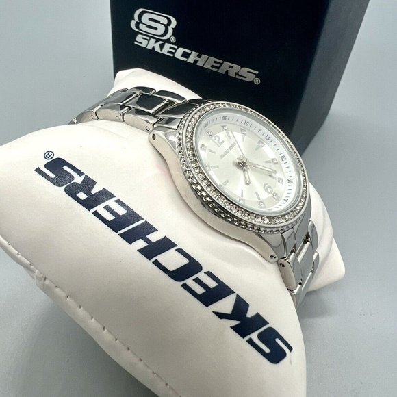Skechers Chabela Women\'s 31.5MM Silver Tone Metal Quartz Analog Watch main image 7